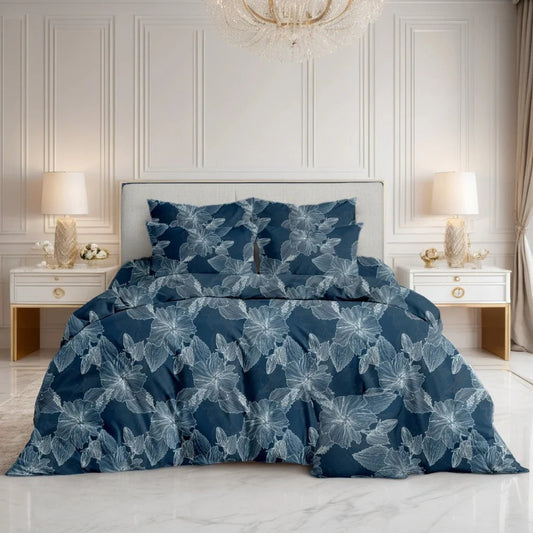 7 Pcs Comforter Set King Size Design KCC 6