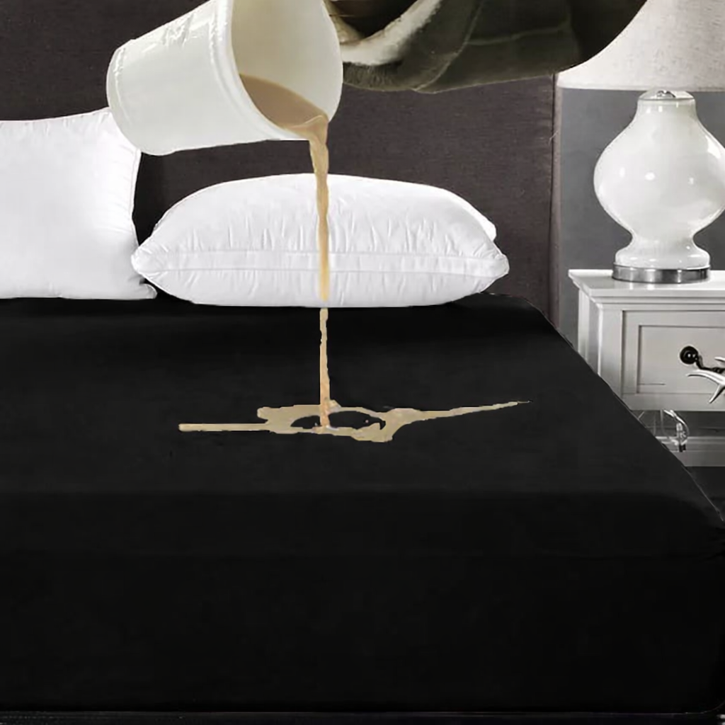 Waterproof Mattress Protector Covers – Black