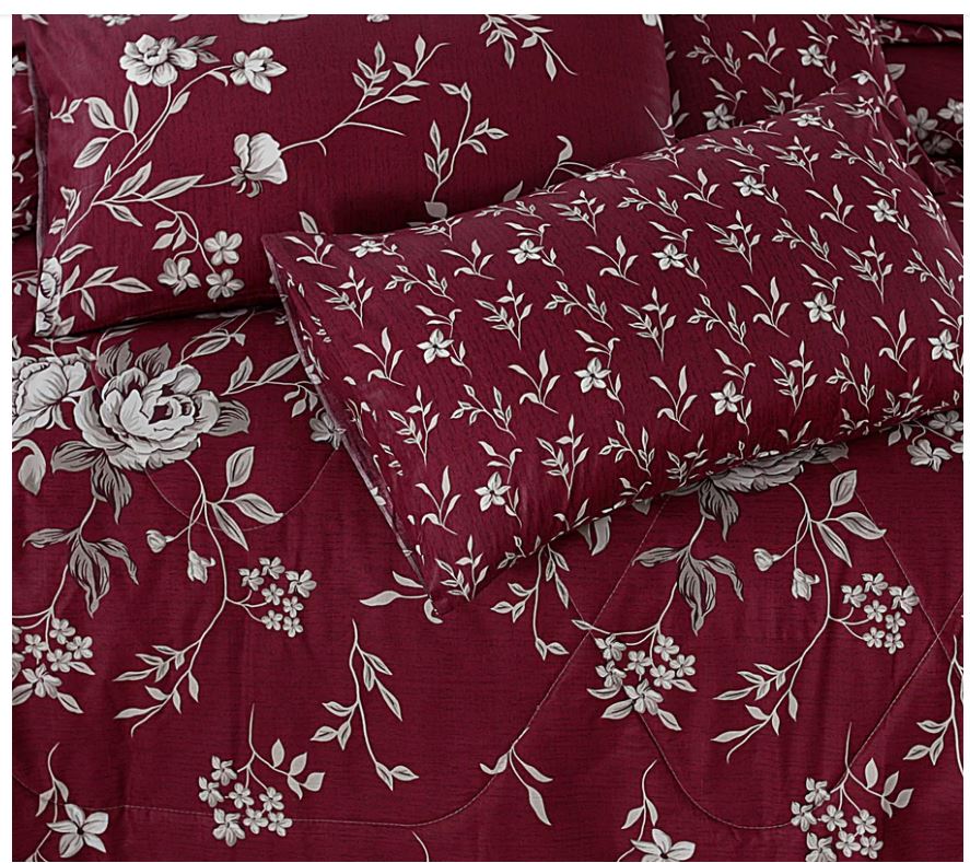 7 Pcs Comforter Set King Size Design KCC 14