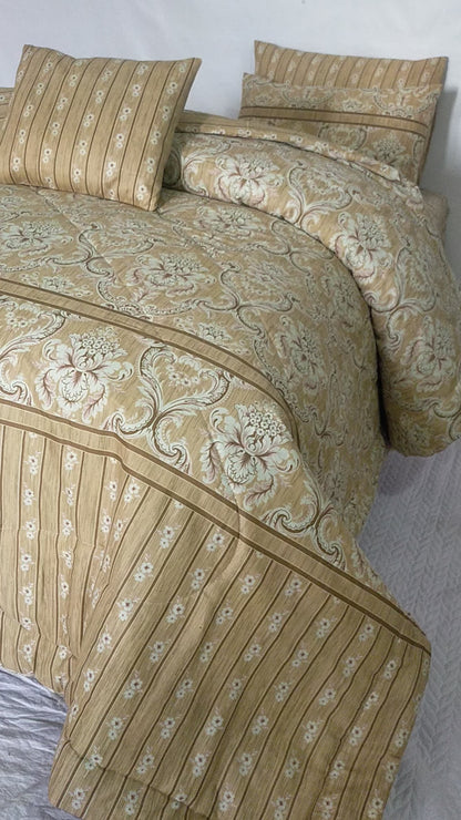 7 Pcs Comforter Set King Size Design KCC 64