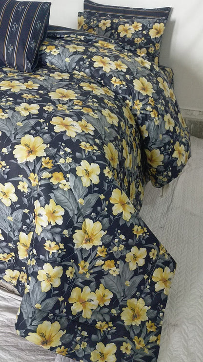 7 Pcs Comforter Set King Size Design KCC 44