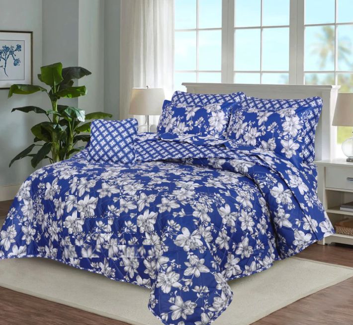 7 Pcs Comforter Set King Size Design KCC 16