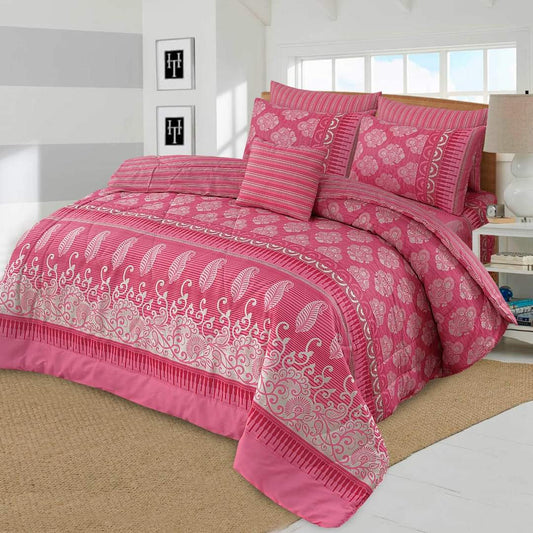 7 Pcs Comforter Set King Size Design KCC 53