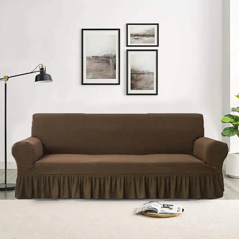 Turkish Style Sofa Covers - Dark Brown