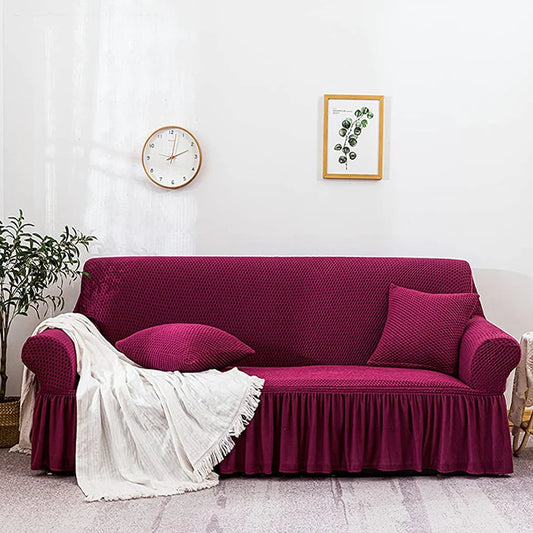 Turkish Style Sofa Covers - Maroon