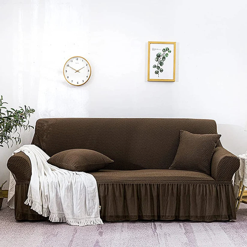 Turkish Style Sofa Covers - Dark Brown