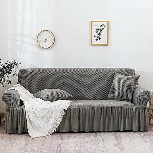 Turkish Style Sofa Covers - Light Grey