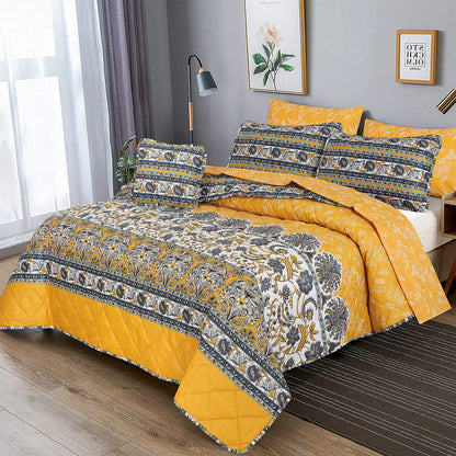 7 Pcs Comforter Set King Size Design KCC 26